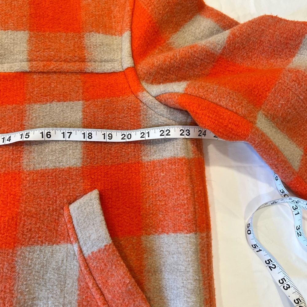 Isabel Marant | Kurt Gingham Check Hooded Jacket | Orange | Mens | Small - Picture 14 of 16